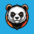 Panda mascot panda head mascot panda logo design
