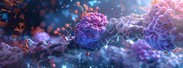 Poster - D Series Depicting Insulins Role in Glucose Uptake by Skeletal Muscle Cells