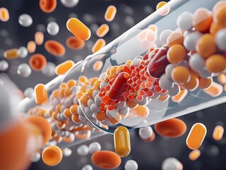 Poster - d of an infographic comparing insulin and oral antidiabetic drugs mechanisms of action in diabetes