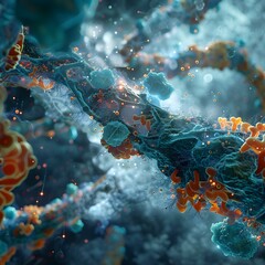 Poster - d rendering of insulin as a guardian of longevity