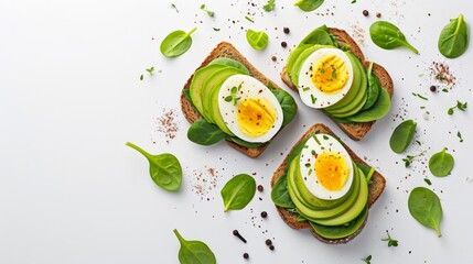 Sliced Avocado: Pure and Pristine on White Background - Clipping Path Included [16:9 Aspect Ratio]
