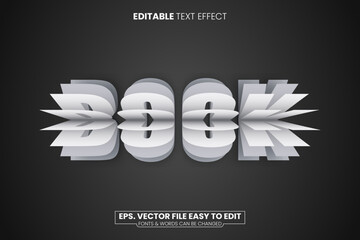 Vector Flip Book Editable Text Effect