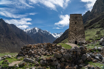 ruins of the city