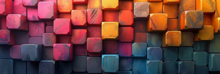 Wall Mural - Geometric shape abstract
