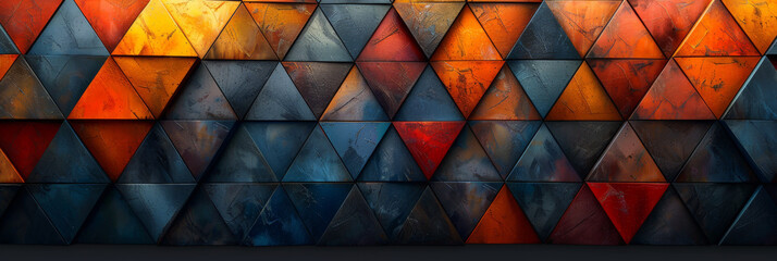 Wall Mural - Geometric shape abstract