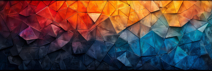 Wall Mural - Geometric shape abstract