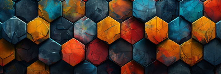 Wall Mural - Geometric shape abstract