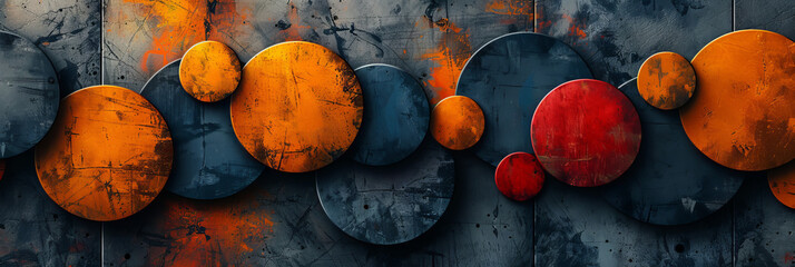 Wall Mural - Geometric shape abstract