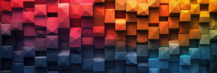 Wall Mural - Geometric shape abstract