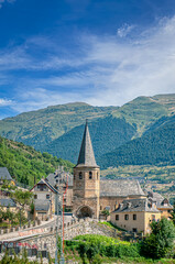 Wall Mural - Gausach is a town in the municipality of Viella y Medio Arán, third of Castiero, located in the Valle de Aran region.