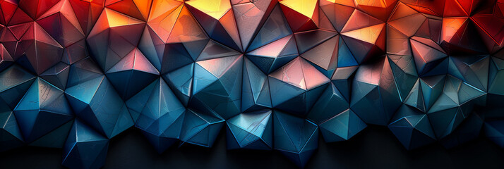 Wall Mural - Geometric shape abstract