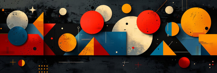 Wall Mural - Geometric shape abstract