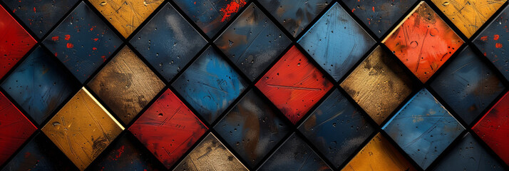 Wall Mural - Geometric shape abstract
