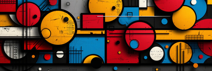 Wall Mural - Geometric shape abstract