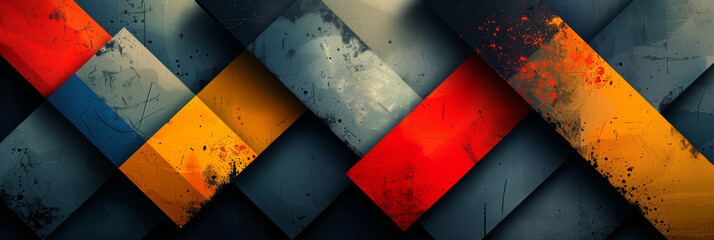 Wall Mural - Geometric shape abstract