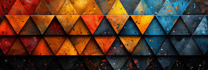 Wall Mural - Geometric shape abstract