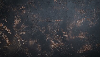 Wall Mural - Dark grunge textured wall closeup