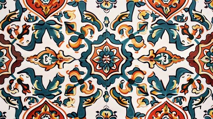 Poster - elegant refined tobacco pattern background, seamlessly designed for richness.