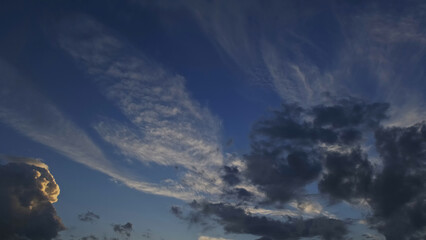 Wall Mural - beautiful sunset sky