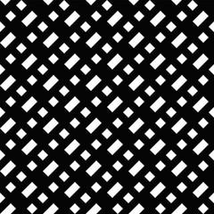 Poster - Geometric pattern background - seamless monochrome abstract vector illustration
