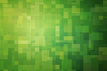 Wall Mural - abstract green geometric mosaic pattern pixelated gradient background vector illustration