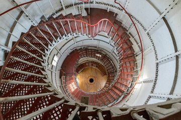 georgia. poti. the interior of the poti lighthouse.