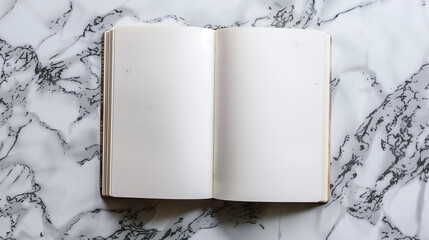 empty blank book for mockup for social media post 