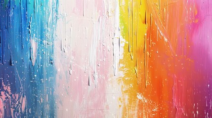 Sticker - Streaks of volumetric texture oil painting wallpaper background
