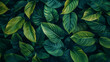 © Leah - Close-Up of Green Leaves on Dark Background