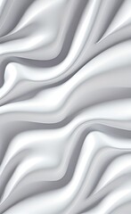 Aufkleber - Black and white metallic color tone wavy lines futuristic abstract geometric shapes background.	