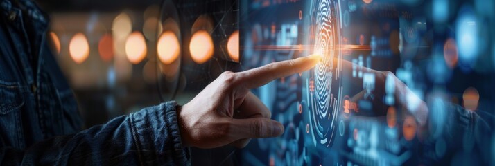 Poster - Enhanced security with fingerprint scanning: Biometric access control
