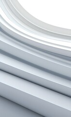 Poster - Black and white metallic color tone wavy lines futuristic abstract geometric shapes background.