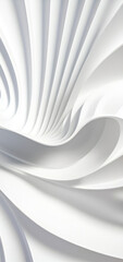 Poster - Black and white metallic color tone wavy lines futuristic abstract geometric shapes background.
