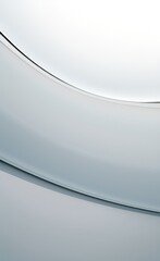 Fototapete - Black and white metallic color tone wavy lines futuristic abstract geometric shapes background.
