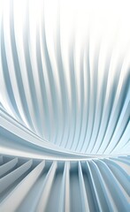 Poster - Black and white metallic color tone wavy lines futuristic abstract geometric shapes background.