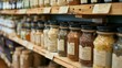 © MOVE STUDIO - health food store shelves stocked with organic products
