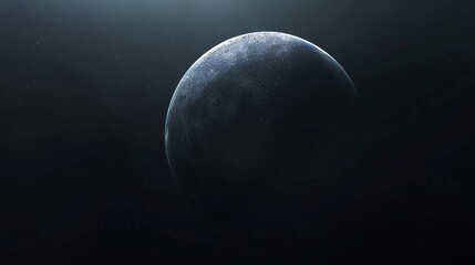 Wall Mural - Planet in deep space, exoplanet through the eyes of an artist, beautiful wallpaper, space background