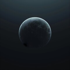 Wall Mural - Planet in deep space, exoplanet through the eyes of an artist, beautiful wallpaper, space background