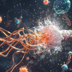 Poster - Diagrammatic 3D Visualization of Insulin s Role in Neurotransmitter Synthesis and Release within