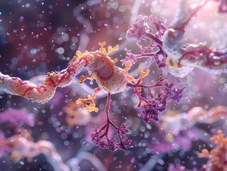 Poster - molecular animation of insulin s role in neuronal connectivity and synaptic transmission