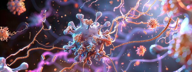 Poster - Insulin s Influence on Neurotransmitter Release and Synaptic Plasticity A 3D Rendered Infographic