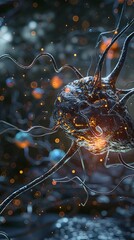 Poster - A 3D Rendered Visualization of Insulin Signaling in the Prefrontal Cortex Regulating Executive