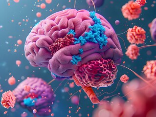 Poster - Infographic Visualizing Cognitive Effects of Insulin and Glucose on Brain Function and Memory