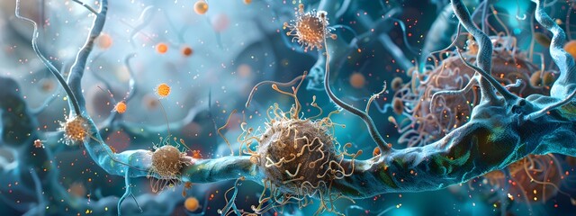 Poster - visually captivating representation of insulin s effects on neurogenesis and neuronal