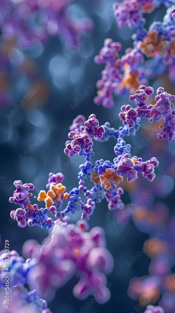 Molecular Model Visualizing Insulin and Amyloid Beta Peptide ...