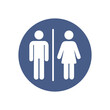 bathroom icon , wc icon vector