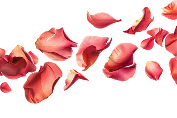 Wall Mural - red rose petals