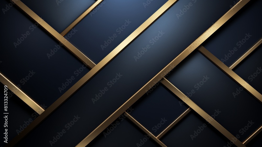 Art deco geometric design featuring bold black and gold patterns ...