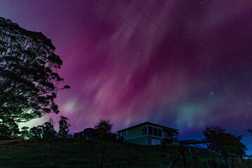 Wall Mural - sky with aurora