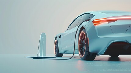 Wall Mural - EV car charging